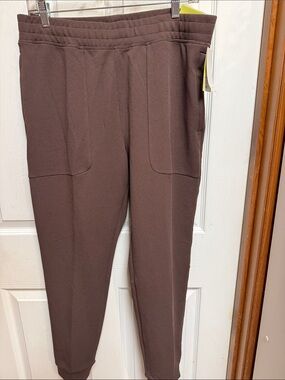 all in motion Brown Pull-On Knit Jogger Pants